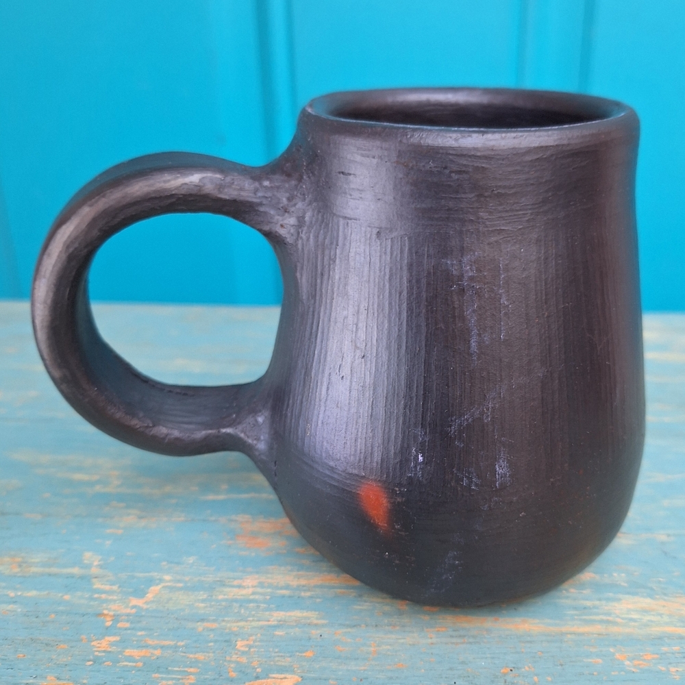 Pottery Clay Mug Handmade Rustic Unique Gift for Him Dad Coffee Cup Man Gifts